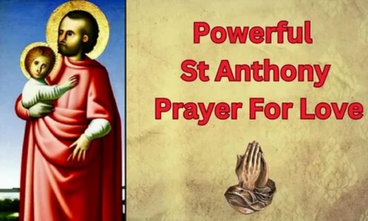 Powerful Prayers to St. Anthony for Miracles with candlelight, rosary, and peaceful morning prayer