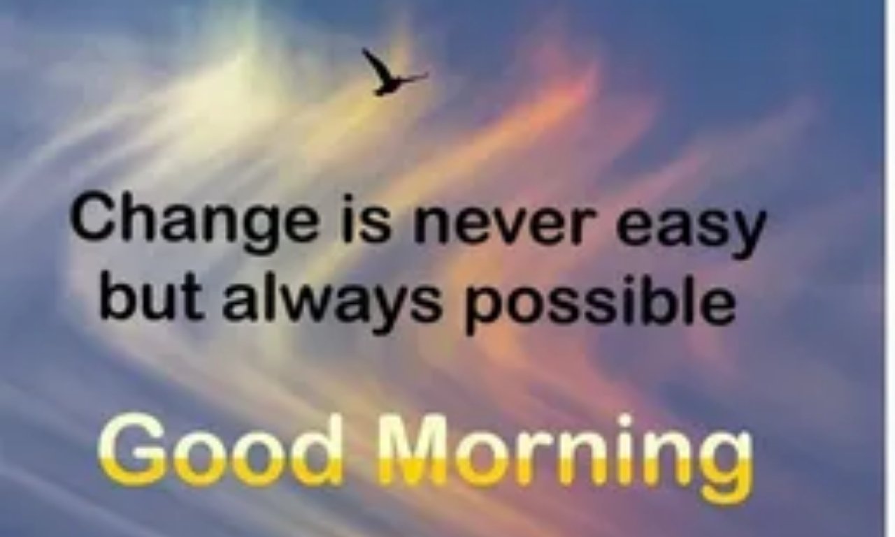 Inspirational good morning life quote on a sunrise background to motivate positivity, mindfulness, and a productive start to the day