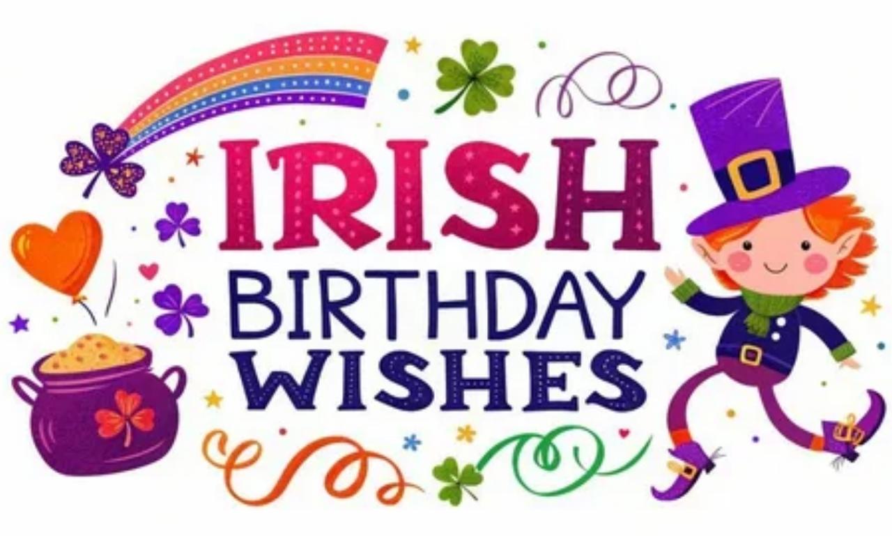 Irish Birthday Blessings for Every Special Moment — inspirational birthday prayer and blessing design with Irish theme