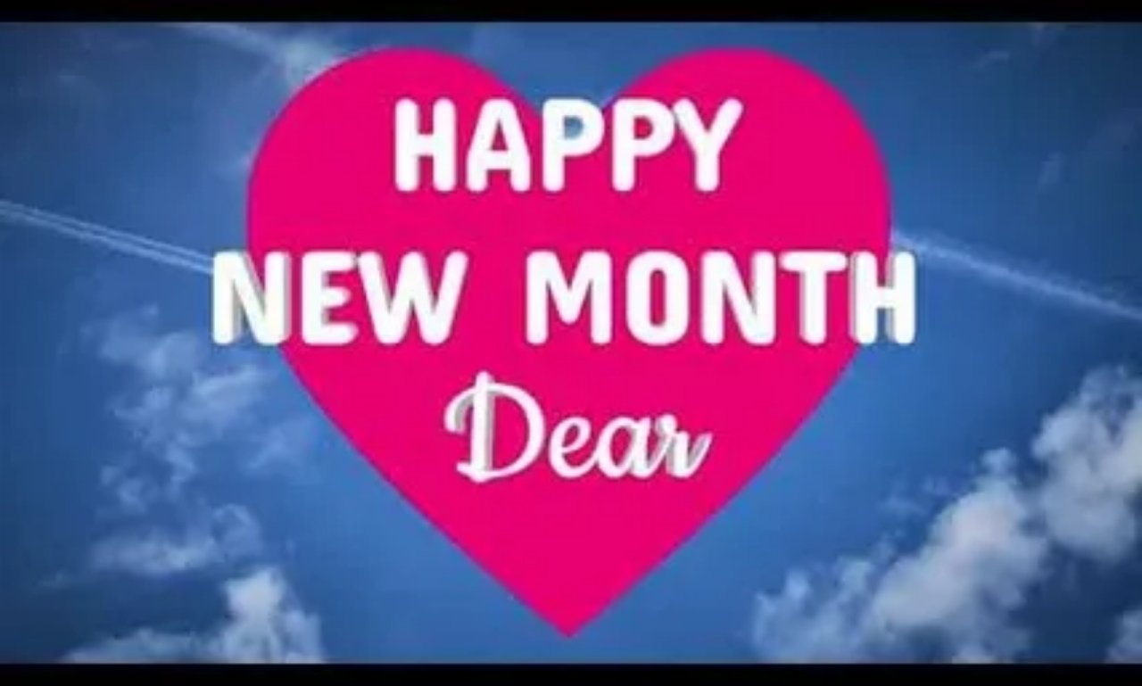 Powerful Happy New Month Prayers inspirational image with faith message and peaceful background