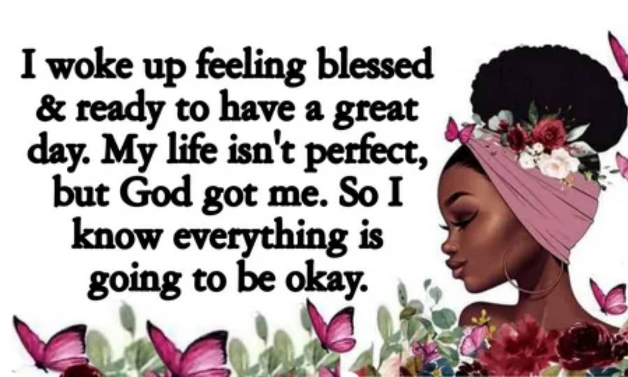 African American Monday Blessings: Quotes and Images — inspirational message image for faith, strength, and hope