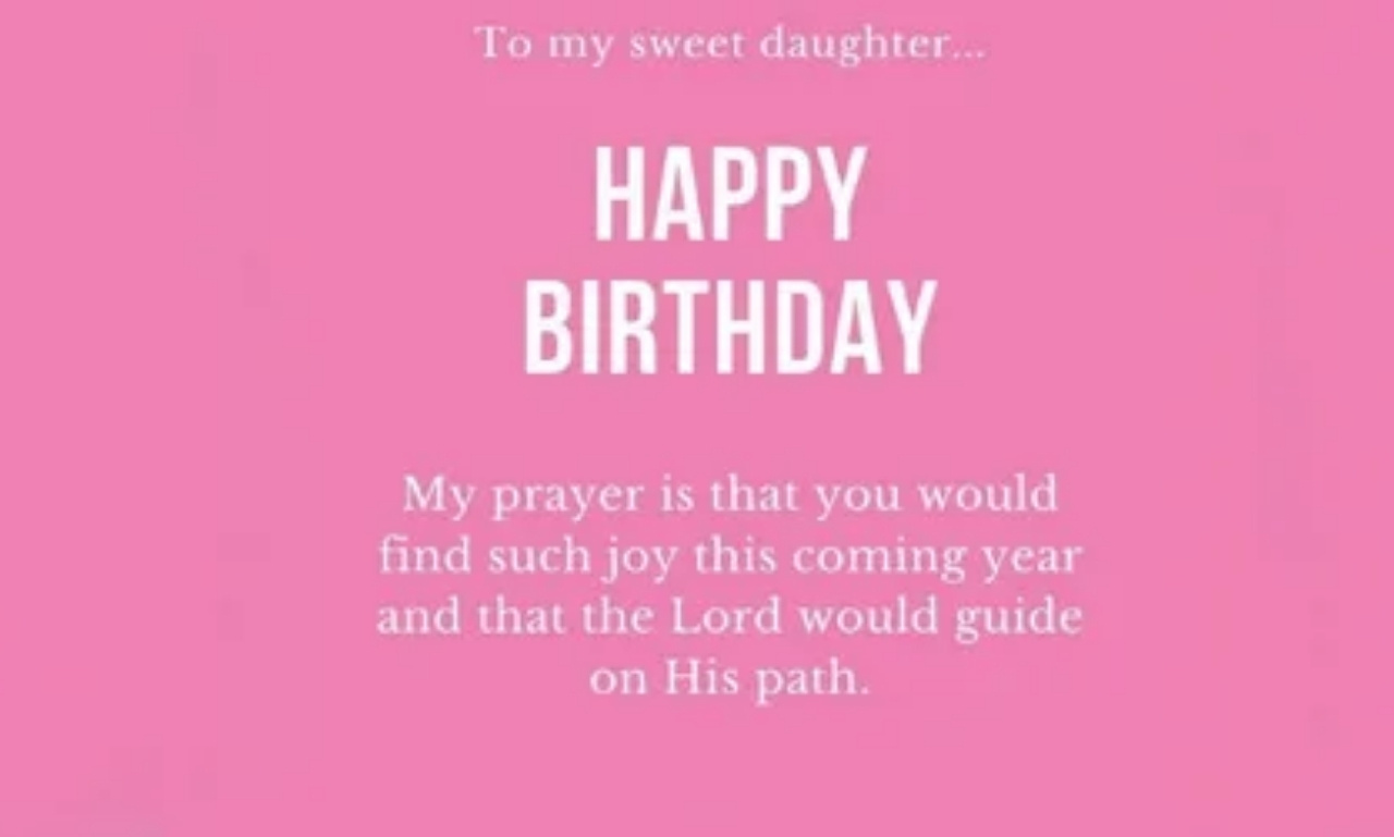Birthday Prayer for My Daughter on Her Special Day with heartfelt blessings, faith, hope, and loving parent message