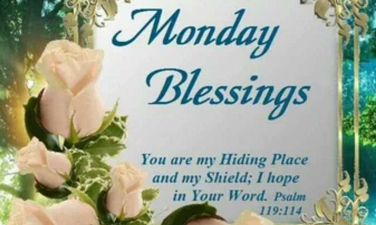 Monday blessings sunrise with open hands in prayer symbolizing hope, faith, peace, and new beginnings