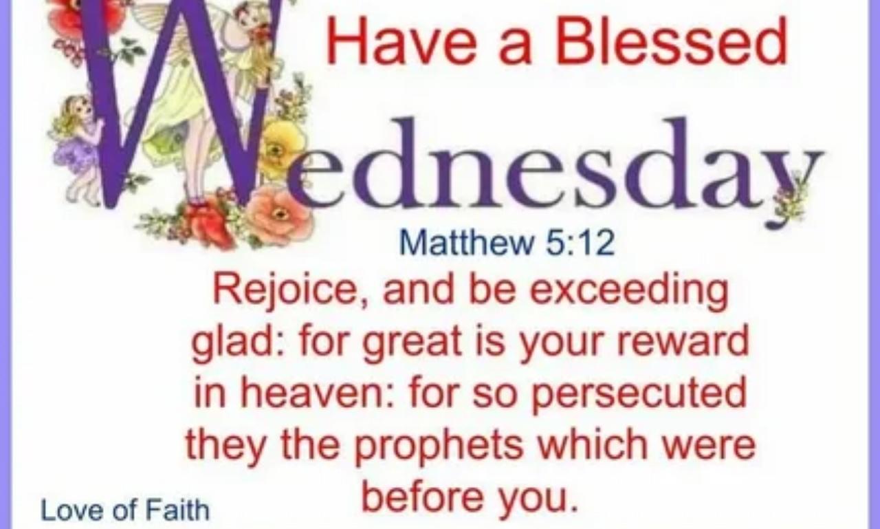 Wednesday Blessings and Prayers for a Blessed Day inspirational sunrise with peaceful sky symbolizing hope, faith, and spiritual encouragement