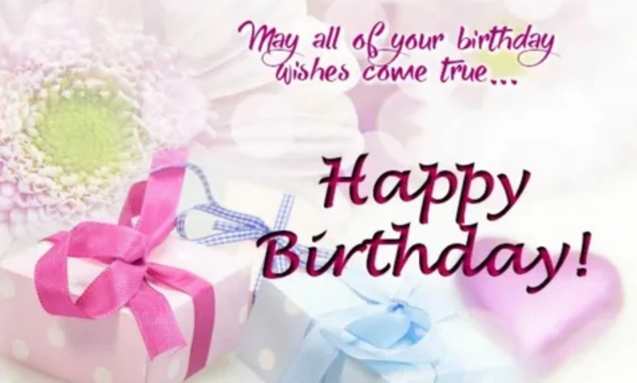 Birthday card with flowers and candles symbolizing heartfelt and sweet birthday wishes for a female friend, love, faith, and encouragement