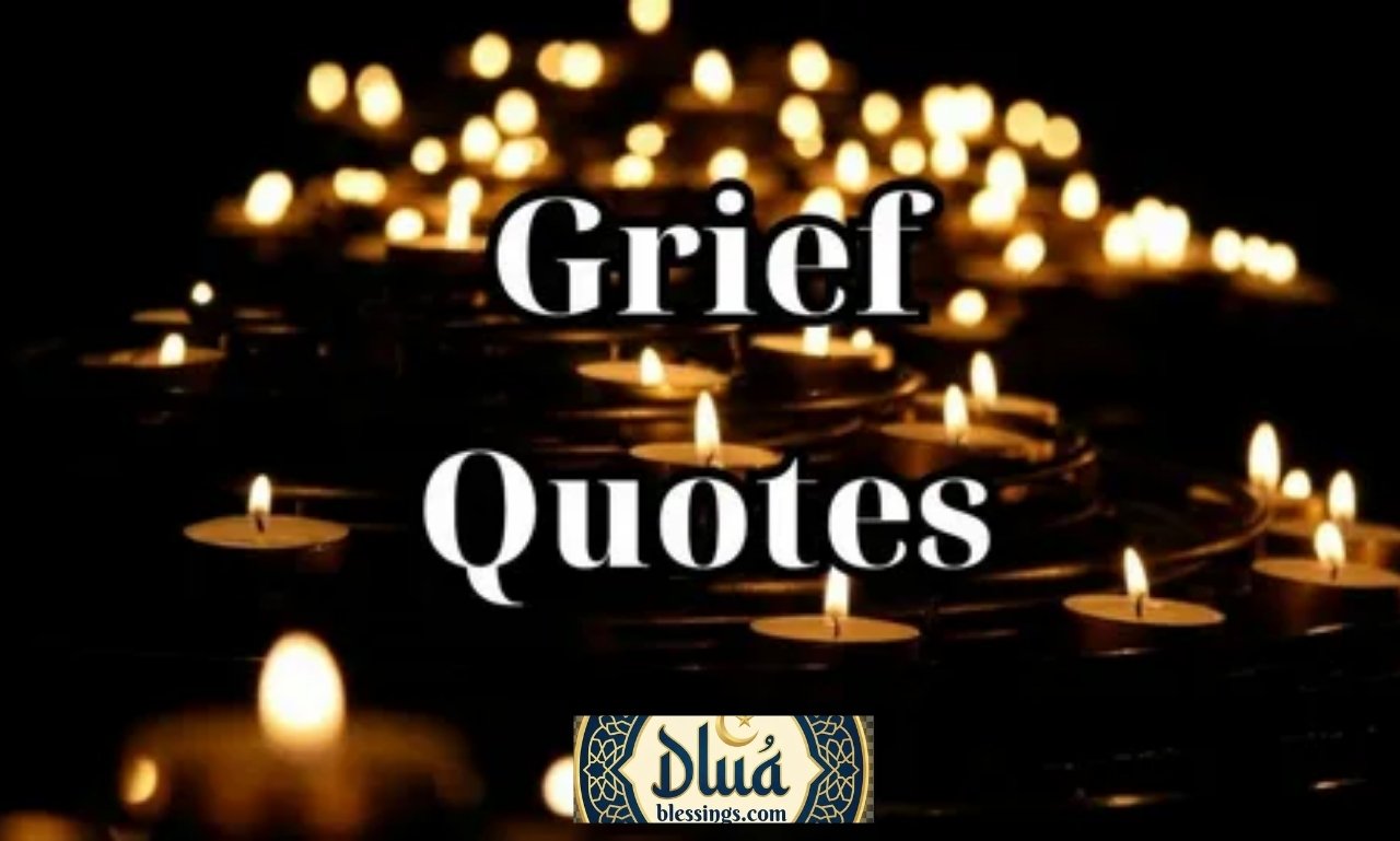 Grief Quotes: Comforting Words for Healing, Loss, and Strength with soft candlelight, open journal, and peaceful background symbolizing hope and remembrance