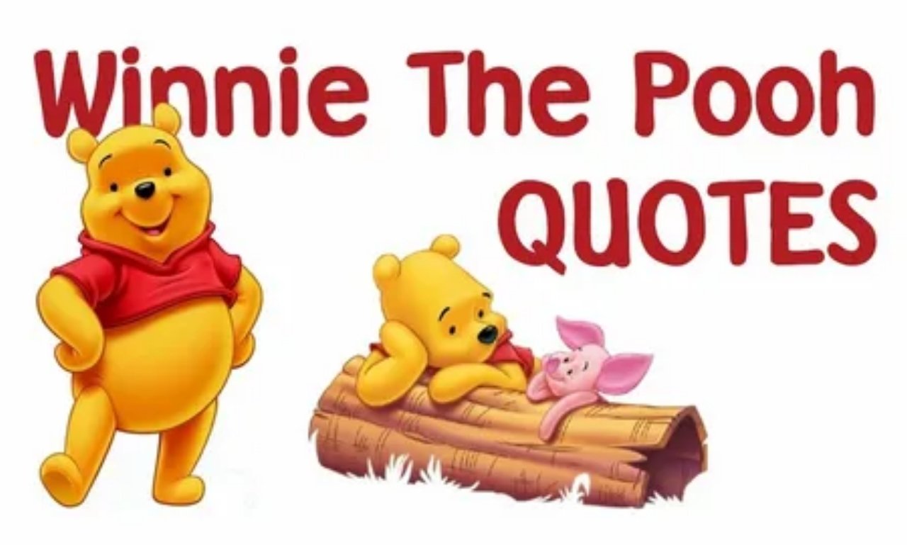 Best Winnie the Pooh quotes inspirational image with Pooh and friends symbolizing friendship, hope, kindness, and wisdom