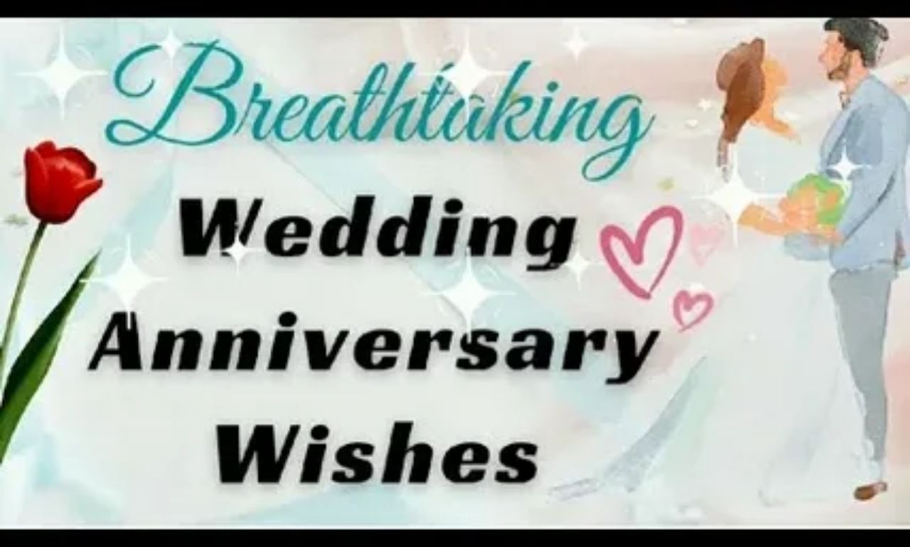 Happy Anniversary Wishes for Couple Heartfelt Messages with romantic quotes and blessings celebrating love, faith, and lasting marriage.