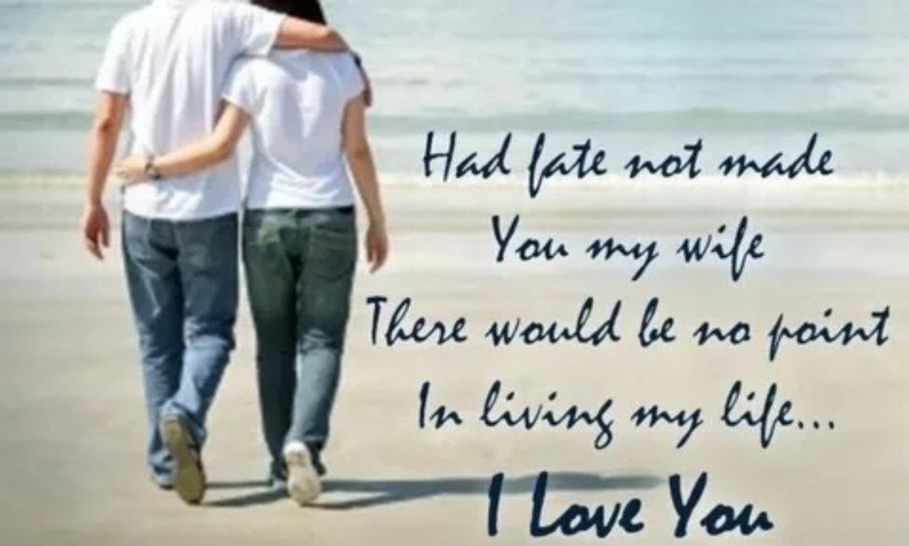 Romantic love messages for wife written in a heartfelt note or text to show affection and appreciation