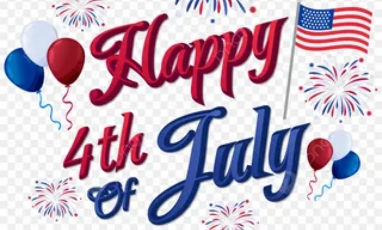 Happy 4th of July blessings with patriotic prayers and quotes over fireworks and American flag celebrating Independence Day