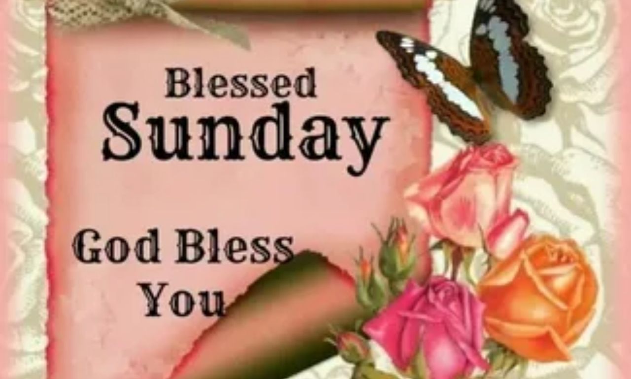 A peaceful Sunday morning scene with sunlight, a Bible, and flowers, symbolizing gratitude, faith, and thankful Sunday blessings