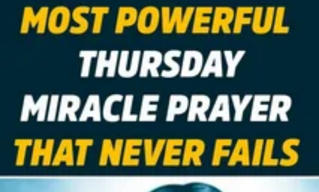 Thursday prayer for hope, protection, and inner calm during morning reflection