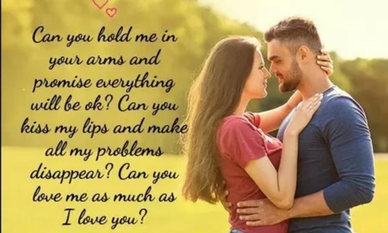 deep Love Messages For Husband with romantic couple silhouette, warm sunset background, and heartfelt love quote text