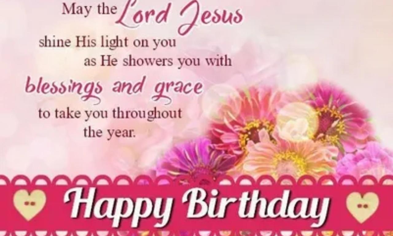 Happy Birthday Blessings and Wishes for Loved Ones with candles, cake, and heartfelt message of hope, faith, and joy