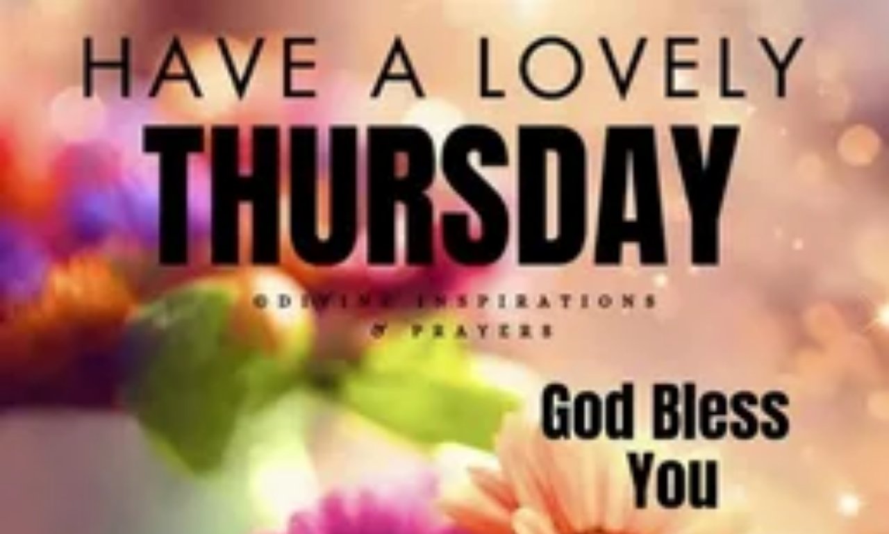 Happy Good Morning Thursday Quotes, Wishes, Blessings with sunrise background and inspirational message