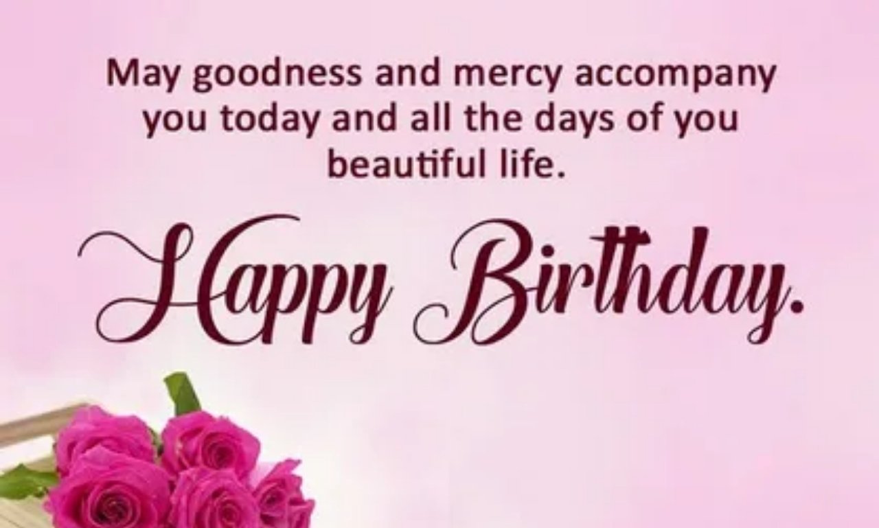 Happy Birthday Blessings and Wishes for Loved Ones with candles, cake, and heartfelt message of hope, faith, and joy