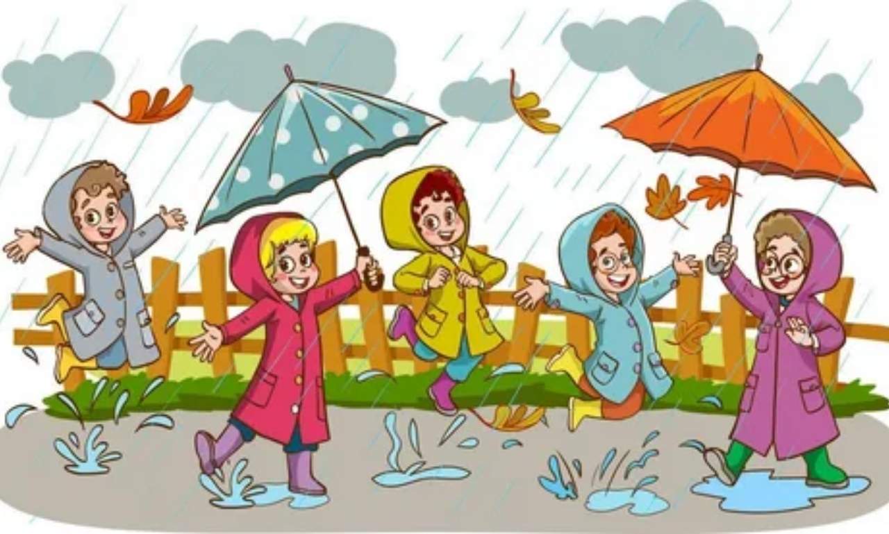 Funny & Creative Rain Blessings image with cheerful raindrops, colorful umbrella, and uplifting quotes bringing hope, laughter, and encouragement during rainy days
