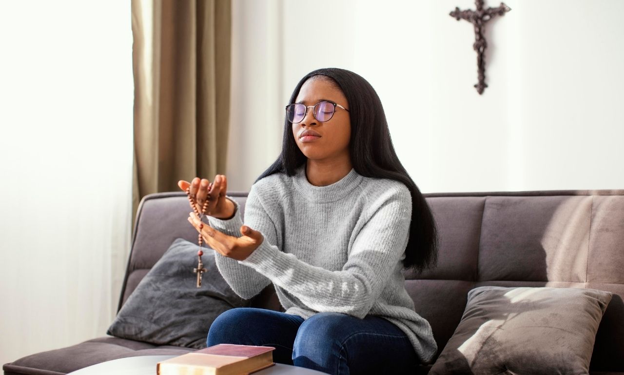 African American spiritual Friday blessings with uplifting quotes, prayer, faith, hope, and encouragement for strength and peace