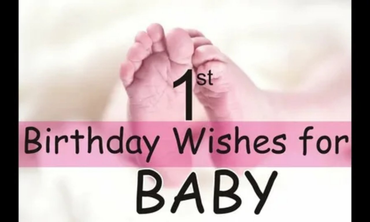 1st birthday wishes celebration with baby, cake, balloons, and joyful family moments symbolizing love, hope, and first milestone memories