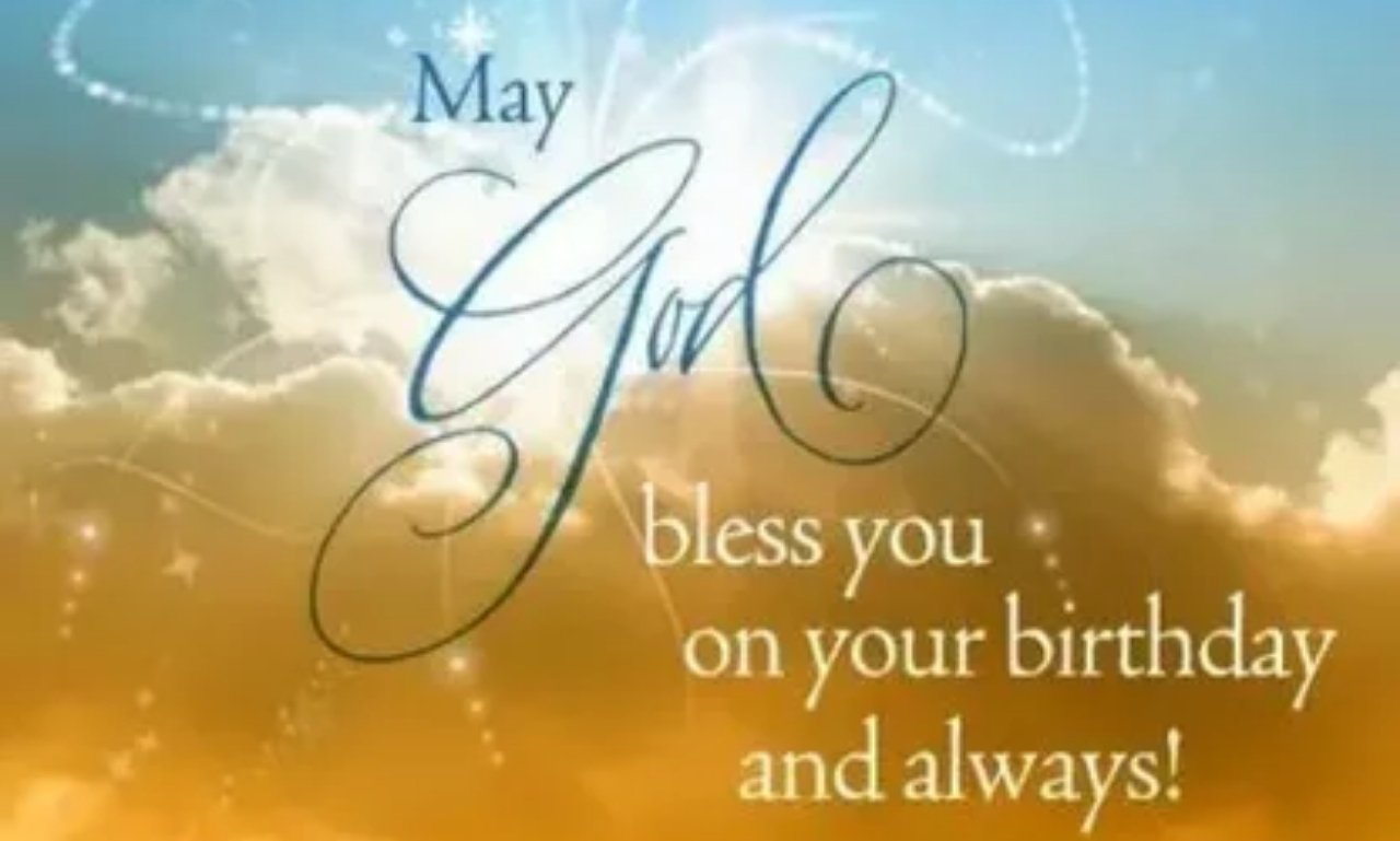 Happy Birthday Blessings and Wishes for Loved Ones with candles, cake, and heartfelt message of hope, faith, and joy