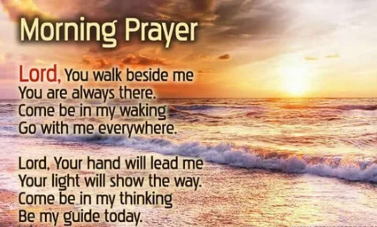 Peaceful morning prayers for anxiety and worry with sunrise, calming sky, and spiritual encouragement for a peaceful start