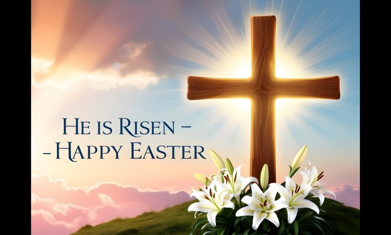 Open Bible with glowing cross and spring flowers symbolizing uplifting prayers for the Second Sunday of Easter, faith, hope, mercy, peace, and resurrection joy