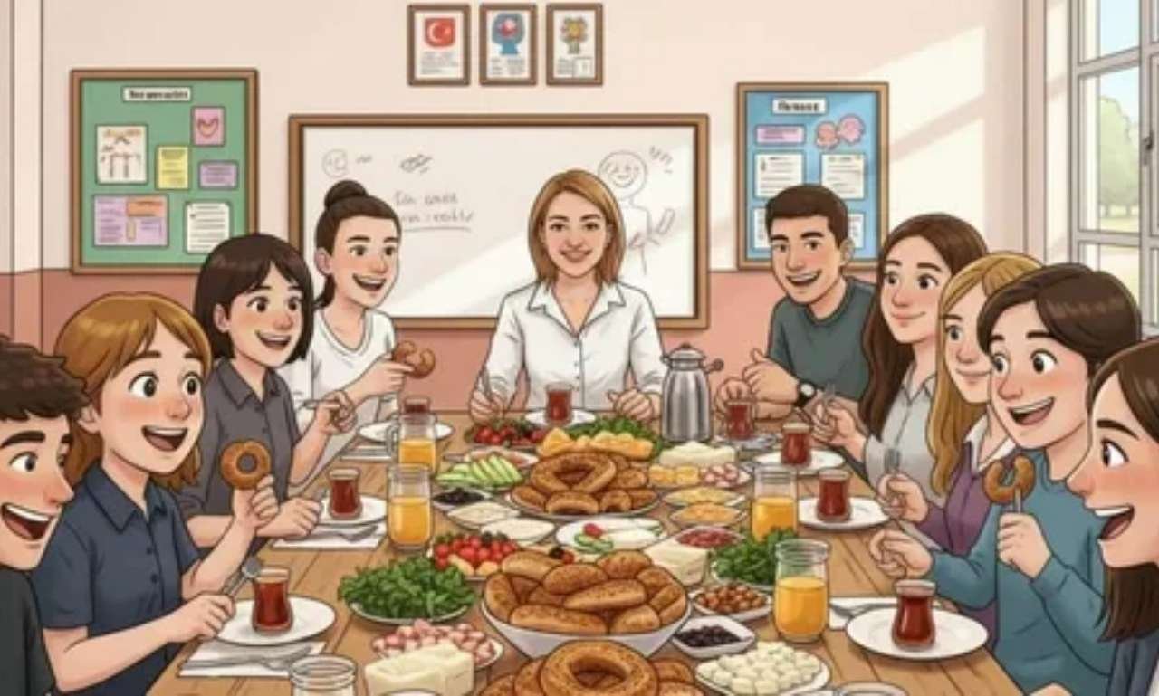 Happy family gathered around a dinner table sharing funny blessings for dinner, laughter, gratitude, faith, delicious food, and joyful moments together.