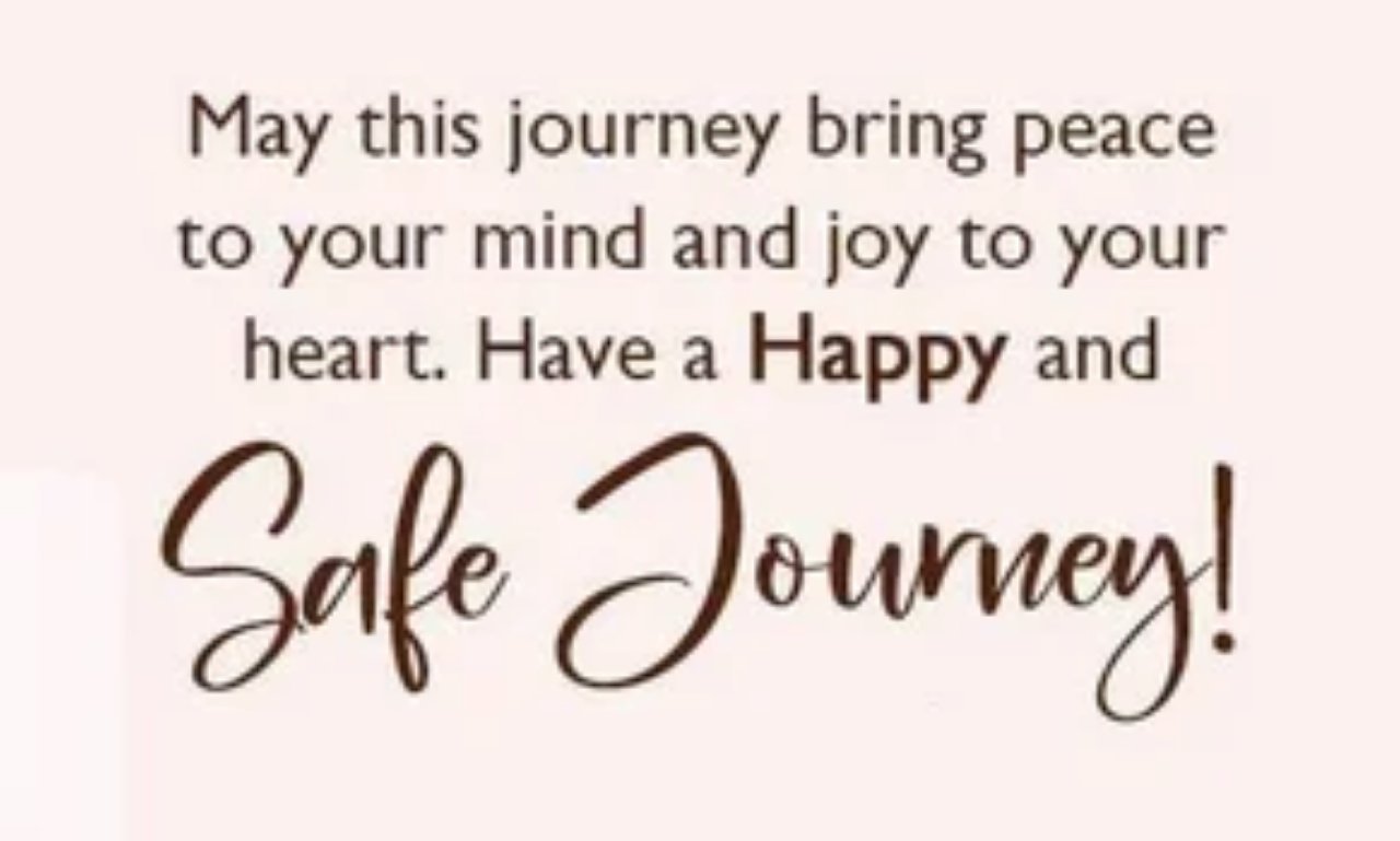 Traveler enjoying a scenic journey with inspirational travel blessings, uplifting prayers, encouraging words, faith, hope, peace, and safe travel wishes.