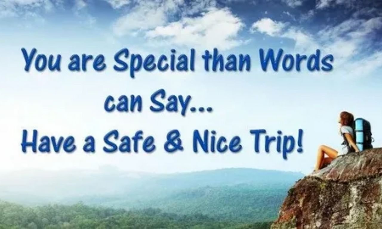 Traveler enjoying a scenic journey with inspirational travel blessings, uplifting prayers, encouraging words, faith, hope, peace, and safe travel wishes.