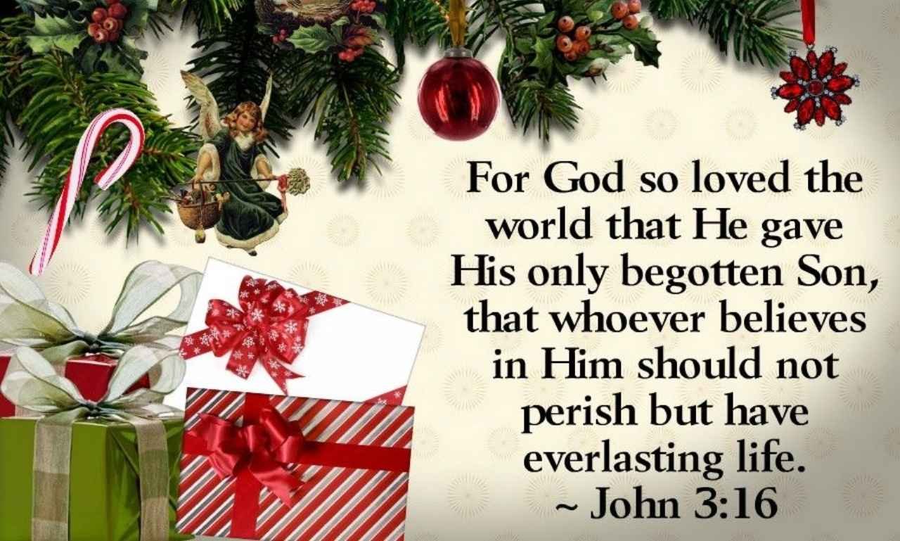 Smiling children opening faith-centered Christmas gifts near a decorated Christmas tree, including children's Bibles, prayer journals, and meaningful Christian presents celebrating the true spirit of Christmas.