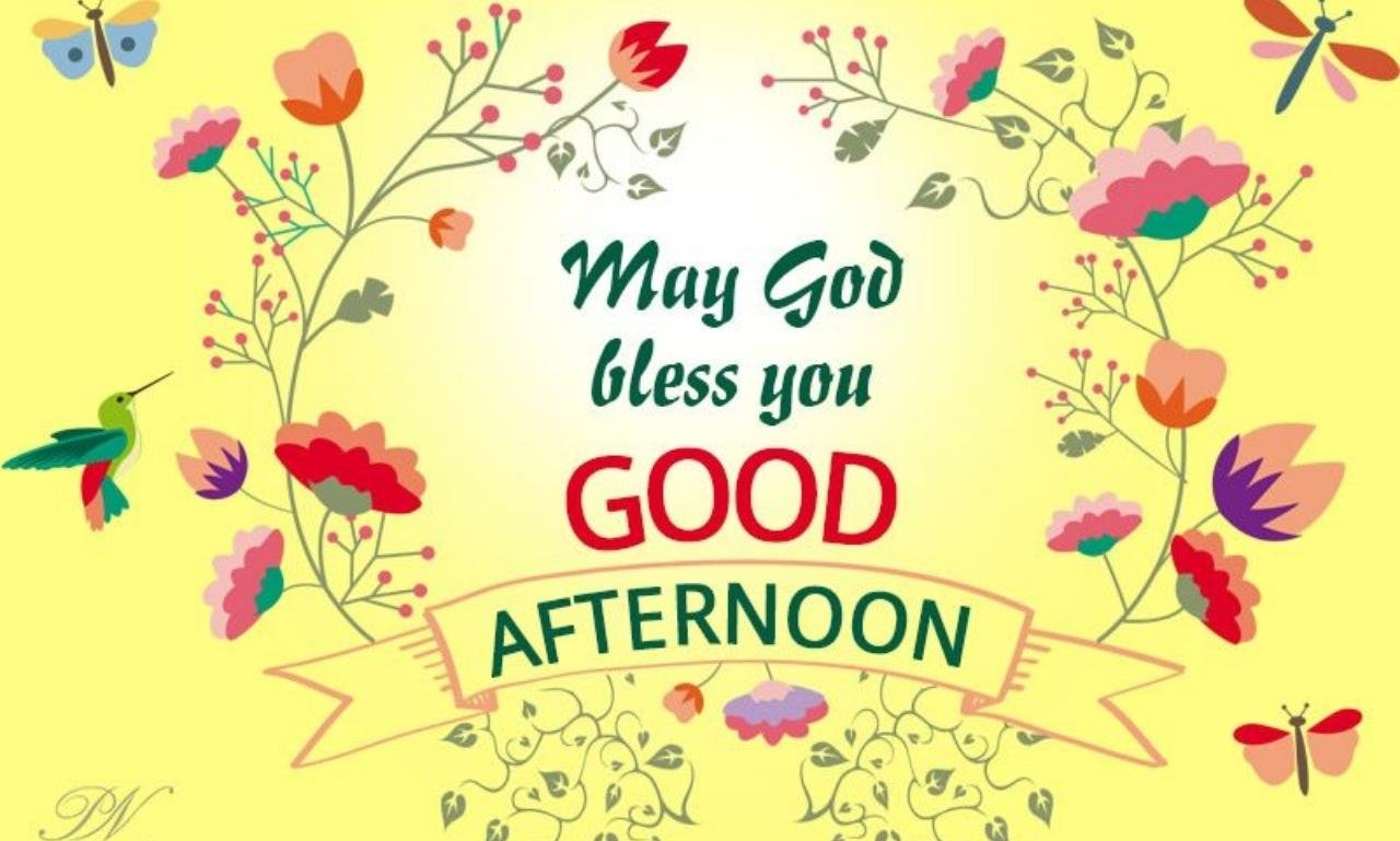 Peaceful afternoon landscape with beautiful good afternoon blessings, prayers, uplifting quotes, and inspirational wishes for faith, hope, and peace.