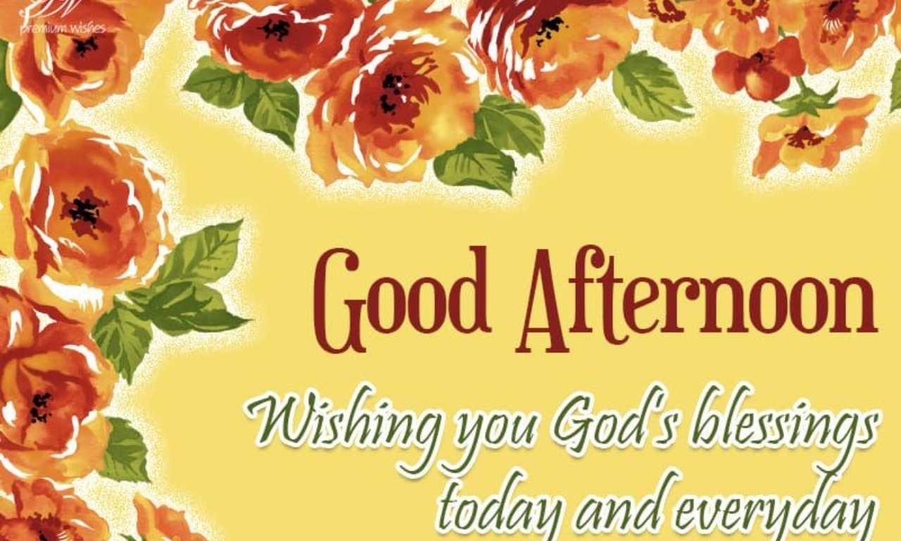 Peaceful afternoon landscape with beautiful good afternoon blessings, prayers, uplifting quotes, and inspirational wishes for faith, hope, and peace.