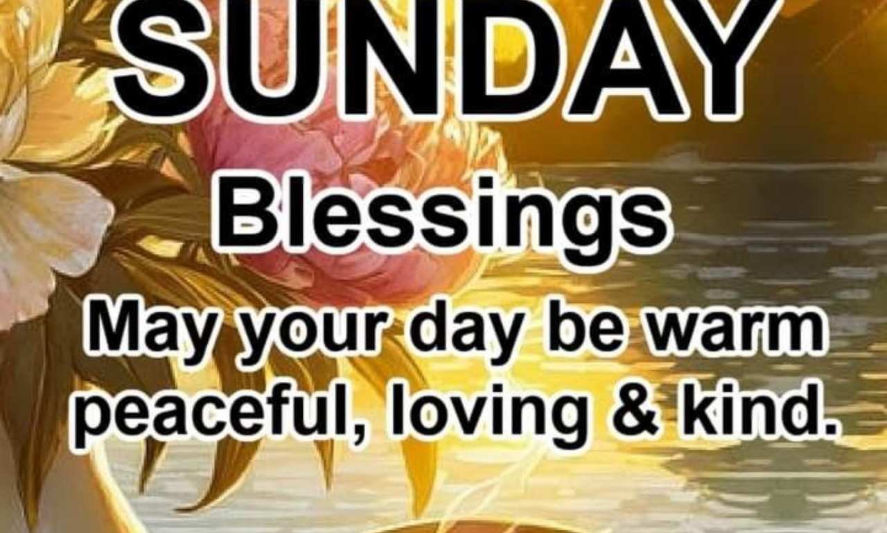 Beautiful Good Morning Sunday Blessings and Prayers with Images featuring inspiring Sunday sunrise, faith, hope, peace, and heartfelt blessings.