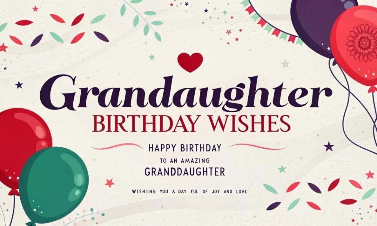 Happy Birthday Wishes for Granddaughter from Heart with loving birthday blessings, heartfelt messages, and beautiful wishes