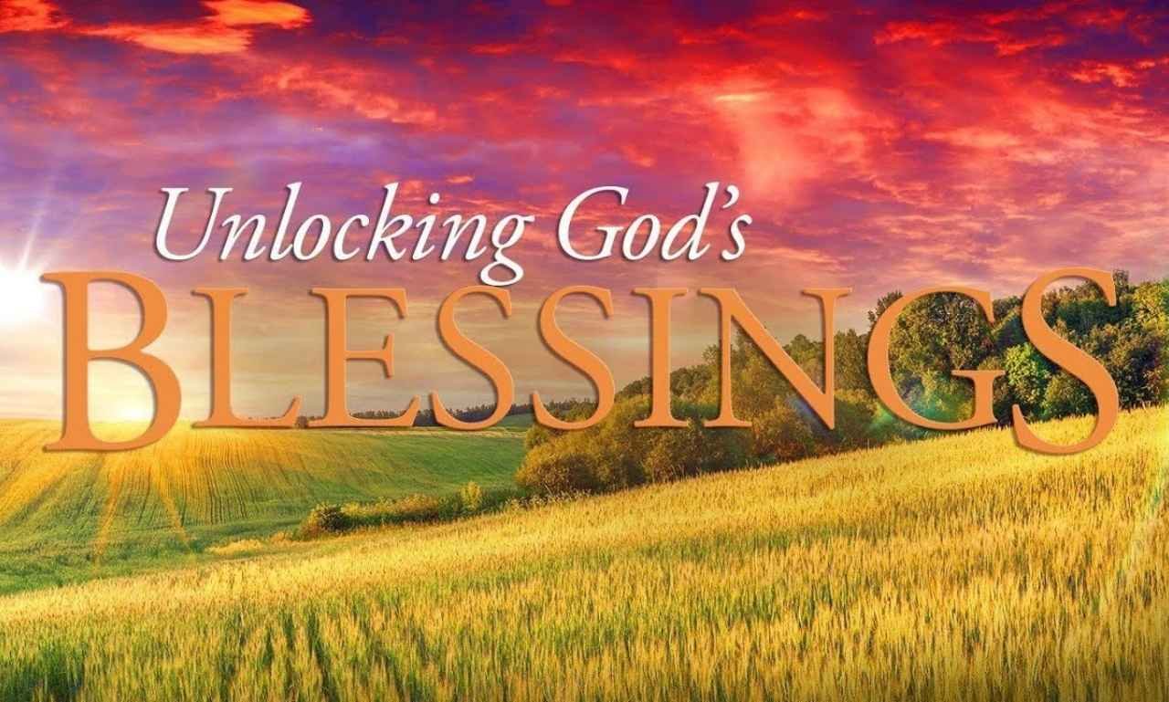 Beautiful sunrise over a peaceful landscape with inspiring blessings quotes about hope, faith, gratitude, healing, and inner peace.