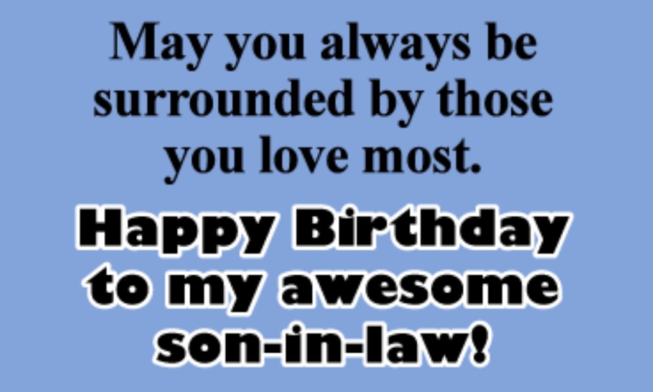 Happy Birthday Wishes for Son-in-Law with a heartfelt birthday cake, balloons, gifts, and warm family celebration.