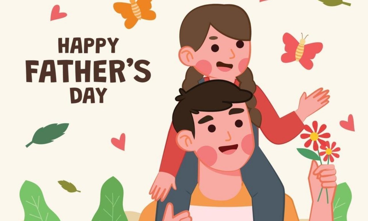 Happy Father's Day Blessings and Prayers to Share with Dad featuring a loving father and child embracing at sunset with heartfelt blessings, prayers, faith, gratitude, and inspirational Father's Day wishes.
