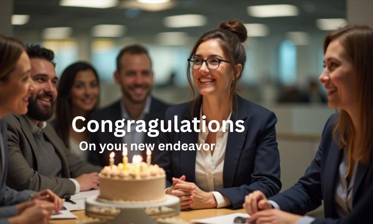 Congratulations on Your New Endeavor That Inspire featured image with heartfelt wishes, inspirational quotes, encouraging messages, and prayers for a successful new beginning.**
