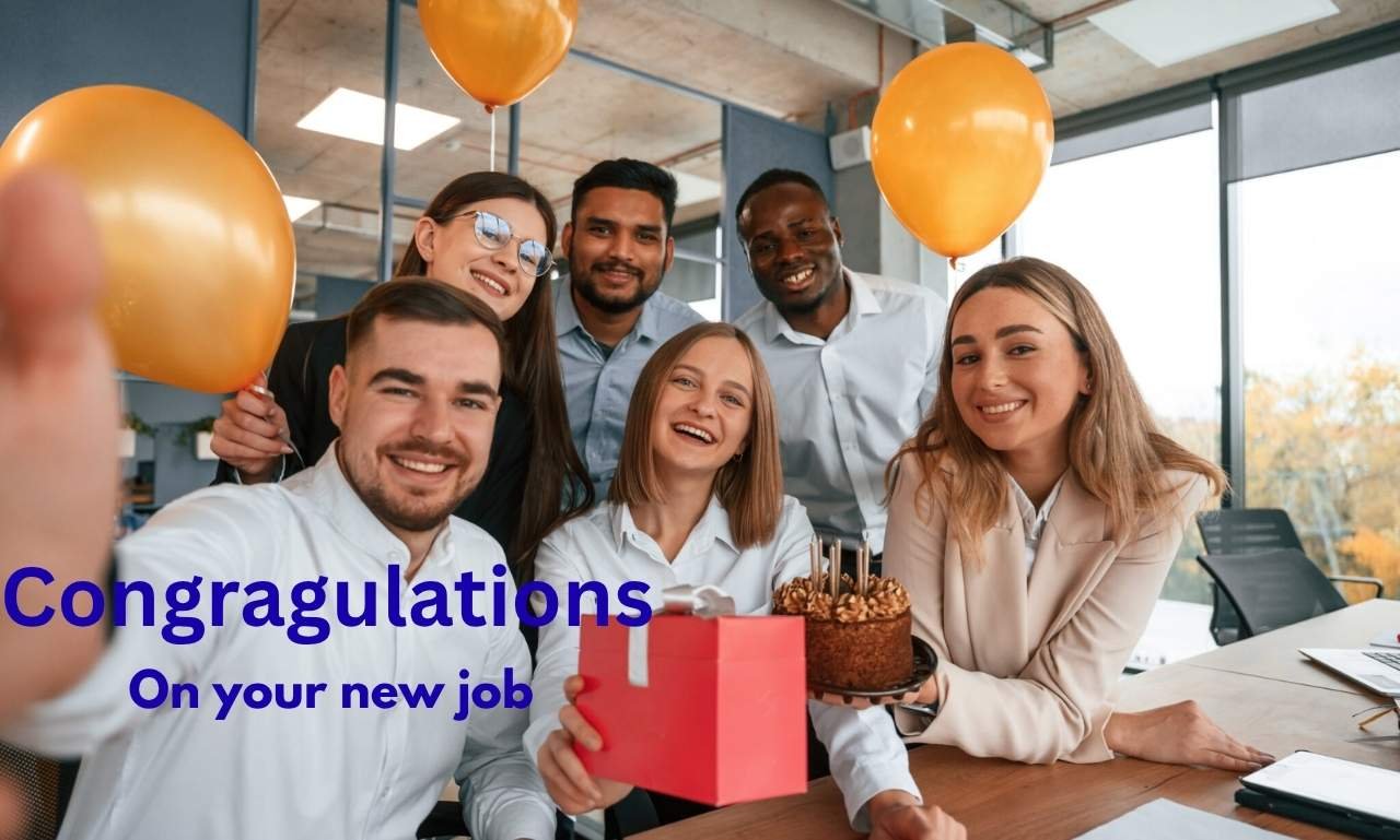 Congratulations on Your New Job Quotes to Inspire featuring heartfelt wishes, inspirational quotes, motivational messages, and prayers for career success.