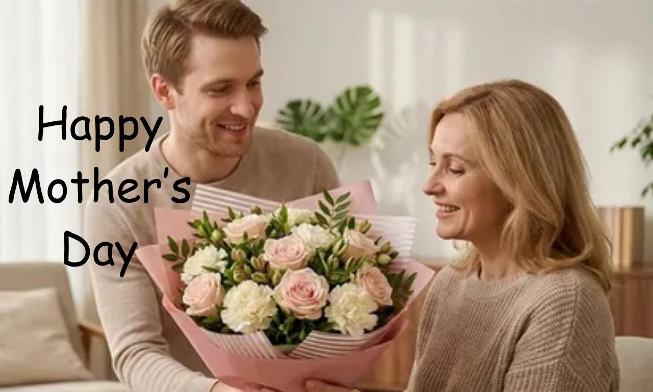 Stunning Happy Mother's Day flowers to gift in 2026 featuring roses, lilies, tulips, sunflowers, orchids, and beautiful bouquets with heartfelt Mother's Day wishes and messages.
