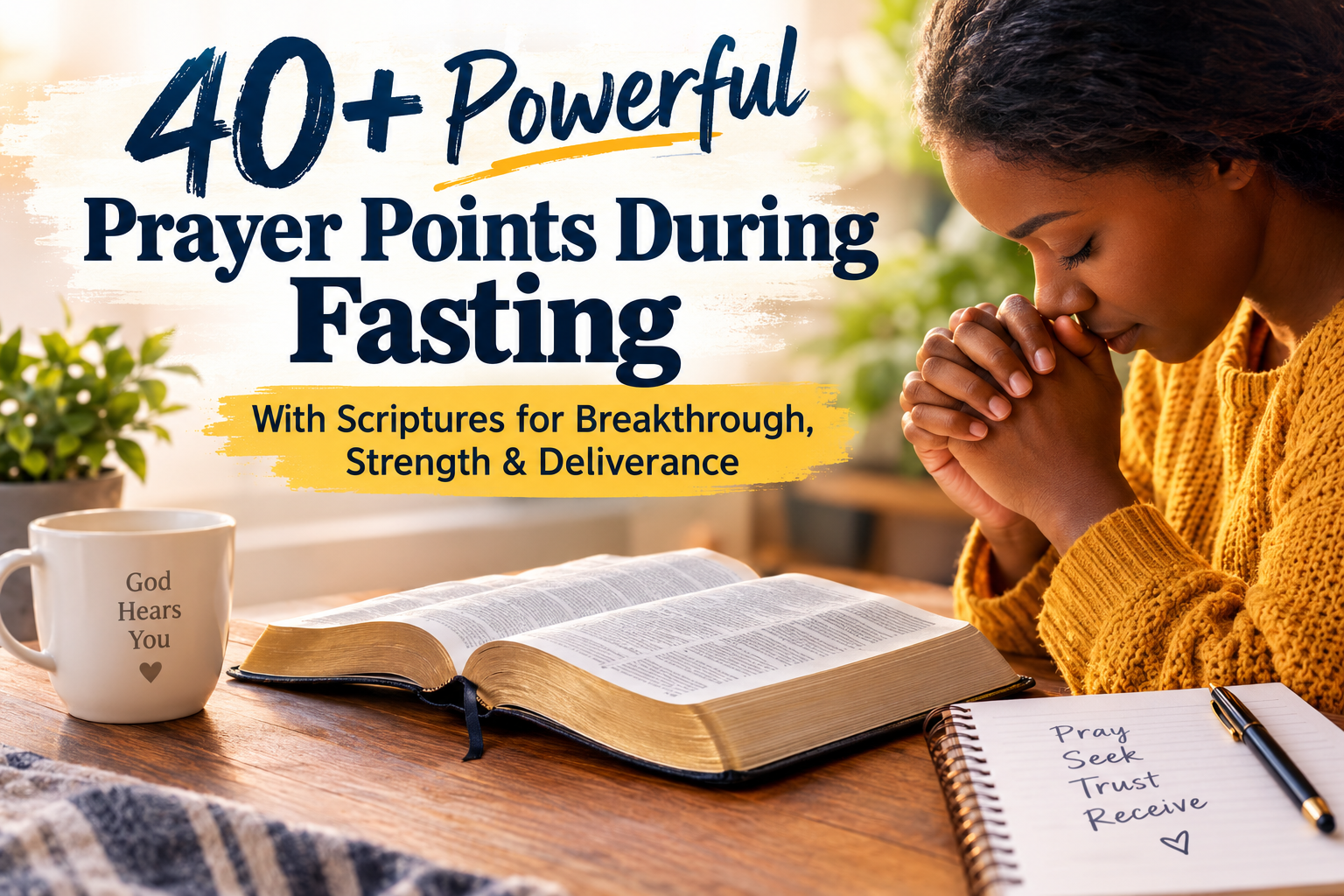 40+ Prayer Points During Fasting With Scriptures